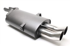 TA Technix Sportendschalldämpfer 2x76mm passend für BMW 3er E46 Limo Coupe Eint.