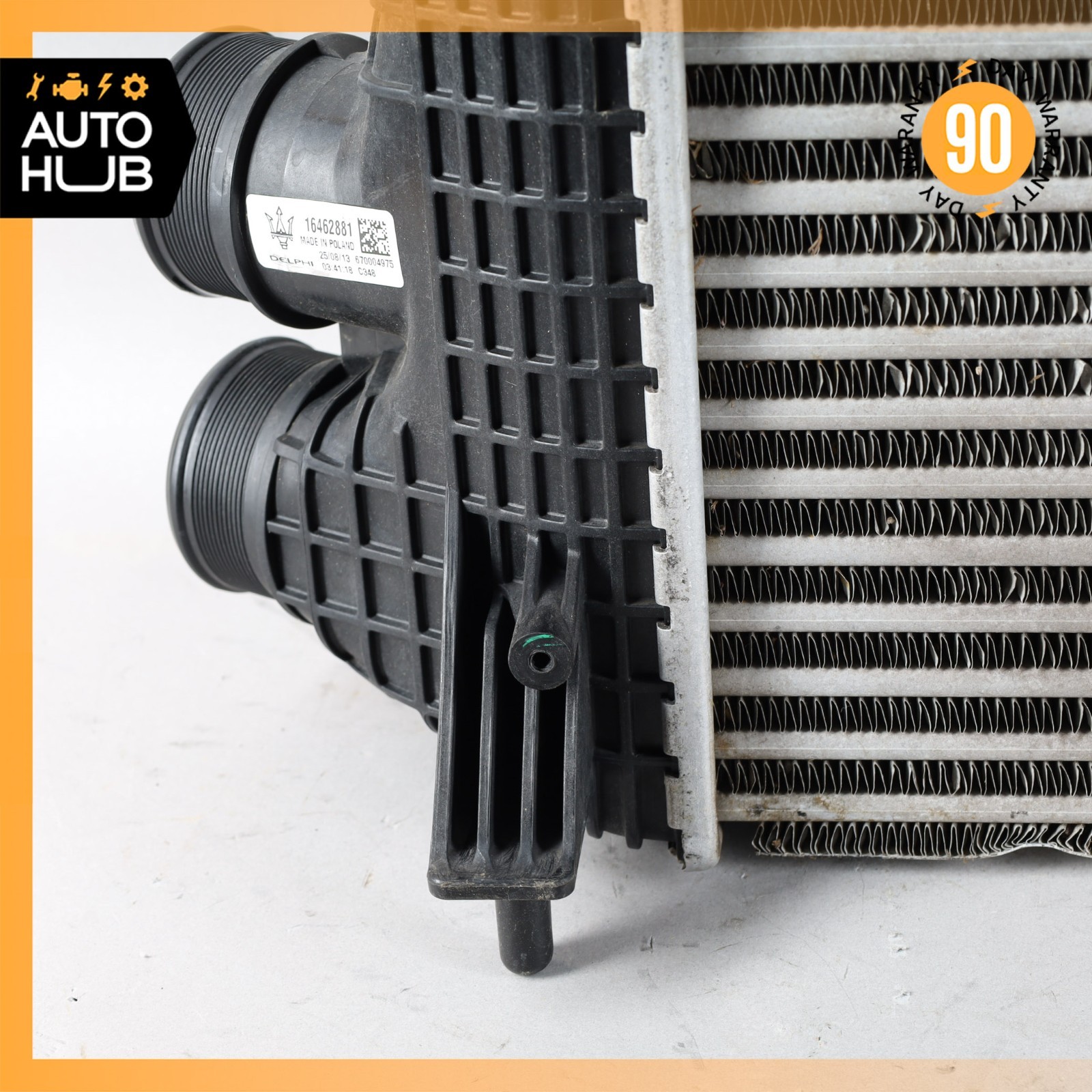 14-24 Maserati Quattroporte M156 Ghibli Left Turbocharger Intercooler OEM 56k