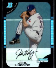 2005 Bowman Chrome #196 John Hudgins Refractors Baseball Card 2601K