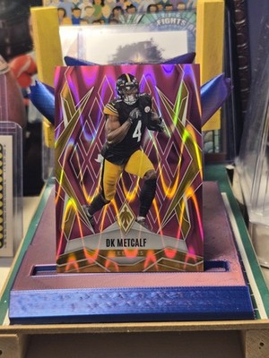 2025 Panini Phoenix Football /75 DK Metcalf Pink Seismic #4 Pittsburgh Steelers