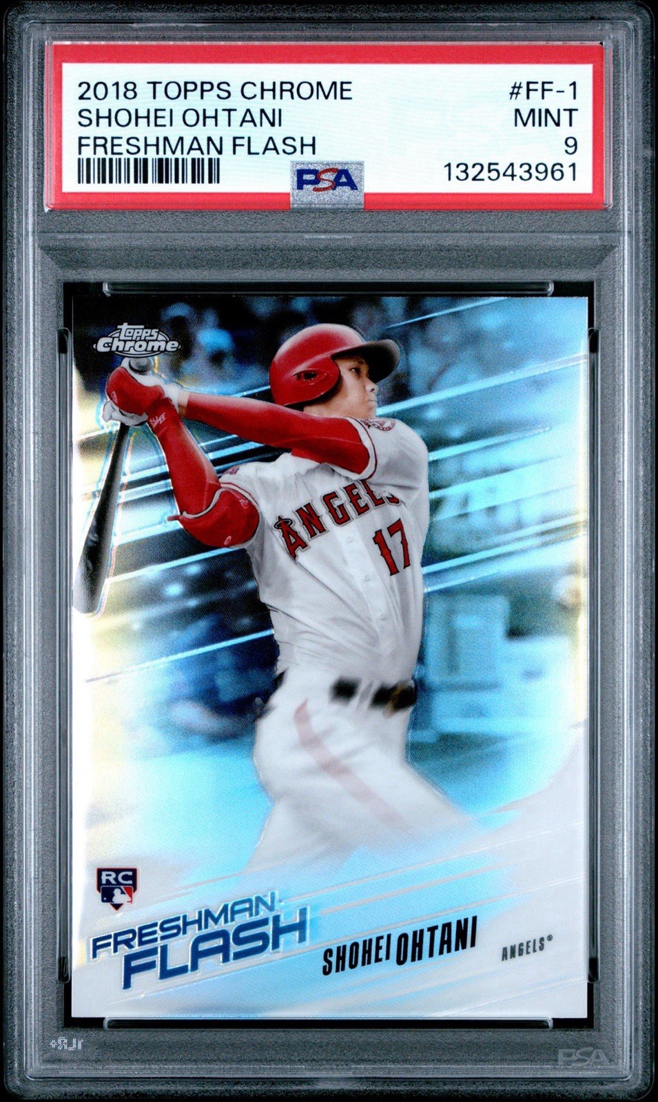 2018 Topps Chrome Freshman Flash Shohei Ohtani Rookie #FF-1 PSA 9