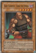 Dark Scorpion - Gorg the Strong [1st Edition] DCR-060 Prices | YuGiOh Dark  Crisis | YuGiOh Cards