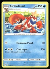 crawdaunt pokemon card value - Reverse Holofoil Legends Awakened Water Water Crawdaunt | Pokmon Cards and