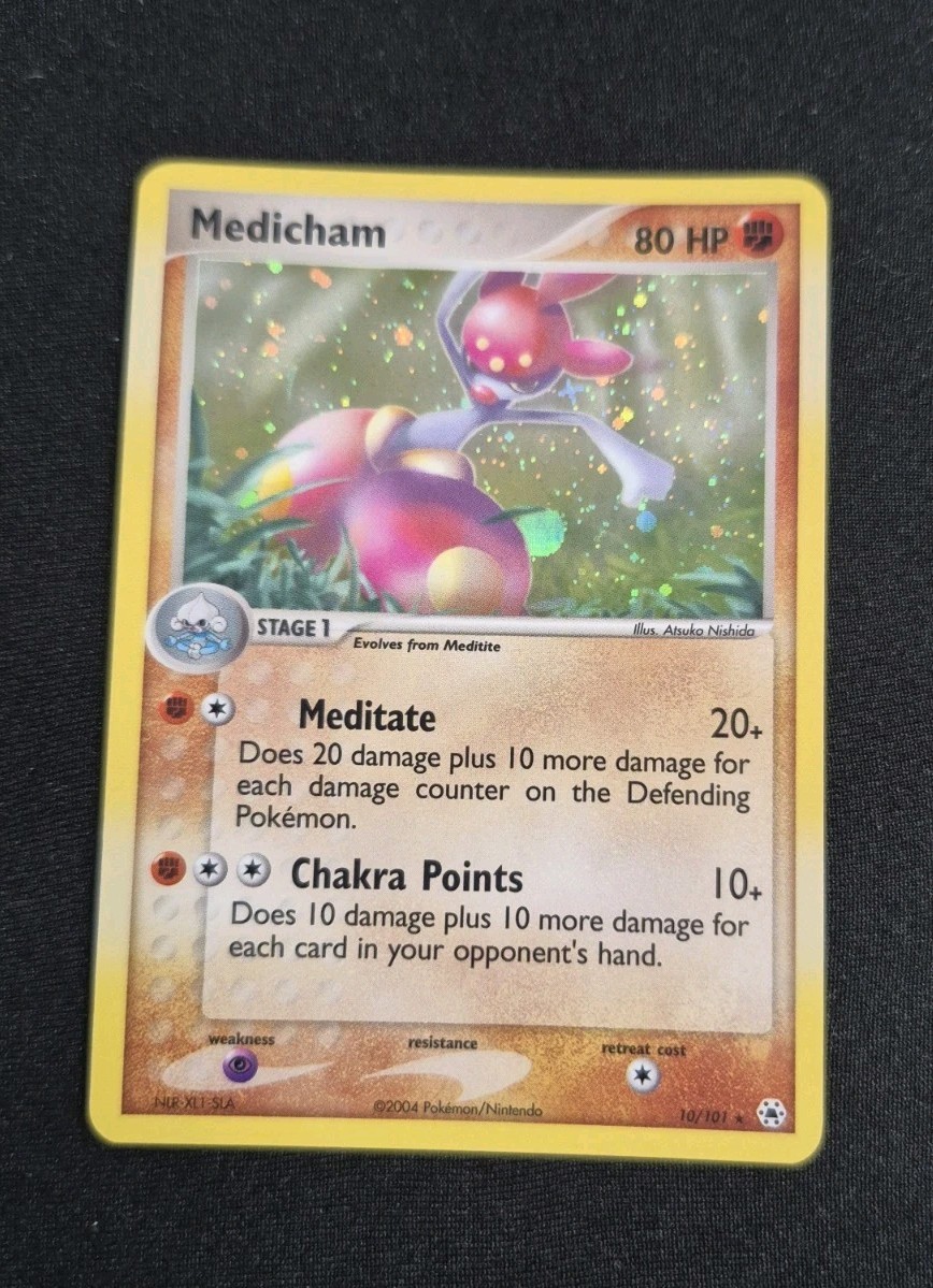 Pokemon TCG ex Hidden Legends Medicham 10/101 Holo NM