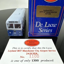 EFE De Luxe 24313DL Leyland B.E.T City Of Manchester 1.76 OO Gauge.
