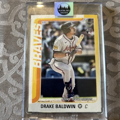 2025 Topps Update Drake Baldwin #US113 Rookie Debut Vintage Stock RC #19/99