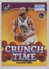 2022-23 Panini Donruss Crunch Time Purple Press Proof Stephen Curry #4 s1i