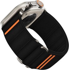 Stretchy Nylon Sport Loop Strap Compatible with Apple Watch Ultra 49mm