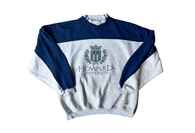 Howard University Vintage 90s Gear For Sports Color Block Sweatshirt, Men's Larg