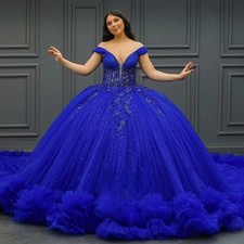 Quinceanera Dress for Girls Off the Shoulder Lace Appliques Ruched Vestidos