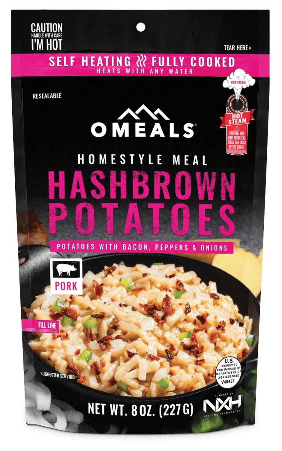 Омлет для домашнего завтрака с Хашбрауном и беконом - Саморазогревающееся блюдо которое можно хранить в холодильнике 3990₽