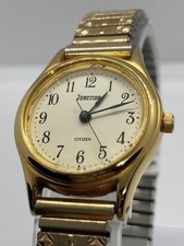 Excellent condition, fully functional CITIZEN Junction watch, gold.