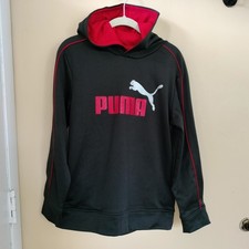 Puma Black Red Youth Hoodie L 14-16 School Weekend