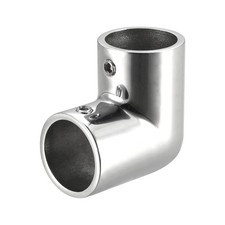 90 Degree 2 Way 316 Stainless Steel Rail Elbow Fitting Polishing for 25mm OD New