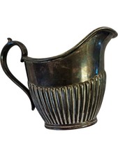 Vintage Joseph Rodgers & Sons Sheffield Silver Jug with Ribbed Design