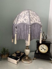 Victorian Fringed lampshade : Polly parachute parlour shade
