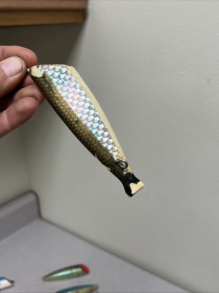 Lote de 8 señuelos de pesca SALMON PLUGS 4,5-7" Silver Horde Tomic Canada - De colección Foto 4 de 4