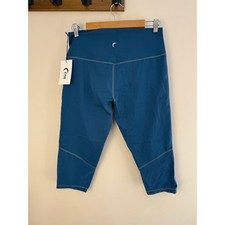 NWT New Zyia Corsair Brilliant Mesh Hi Rise Crop 17” Blue 16-18