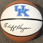 Cliff Hagan Signed Autographed Kentucky Wildcats Logo Basketball JSA