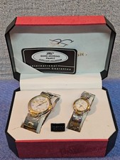 Vintage 90s Giani Giorgio Quartz His & Hers Watch Gift Set ~ Original Box