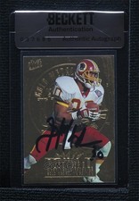 BAS 1995 Fleer Ultra Gold Medallion Brian Mitchell #341 Seal of Authenticity 3c7