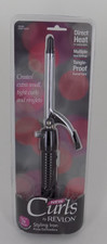 SEALED New Curls by Revlon 1/2" Barrel Styling Iron Extra Small Curls RVIR1023C