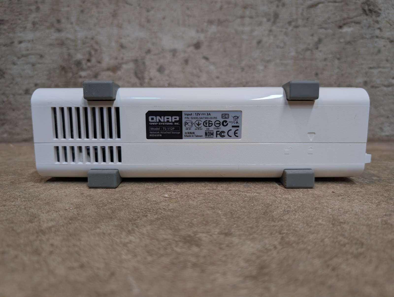 QNAP TS-112P Single Bay NAS + 2TB WD Red HDD and OEM Power Supply TESTED!!