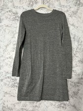 Club Monaco Gray Long Sleeve Sweater Dress Size M EUC