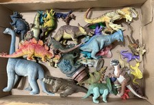 Vintage Dinosaur Toy Lot 30 Pieces
