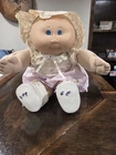 1985 Coleco CPK Cabbage Patch Kid Preemie Baby Girl with Blue Eyes - W/OG Outfit