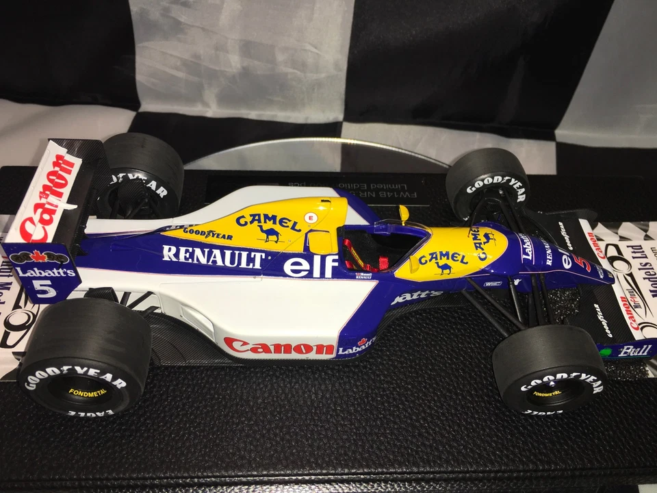 1:18 GP Replicas GPR050A Nigel Mansell Williams FW14B #5 World Champion 1992 - Image 3 of 4