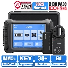 XTOOL X100PAD3 V2.0 Diagnostic Tool & Key Programming ADAS OBD2 Scanner w/KC100