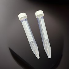 15ml Conical Bottom Centrifuge Tube Sterile Screw Cap Graduated Mark Pack of 50