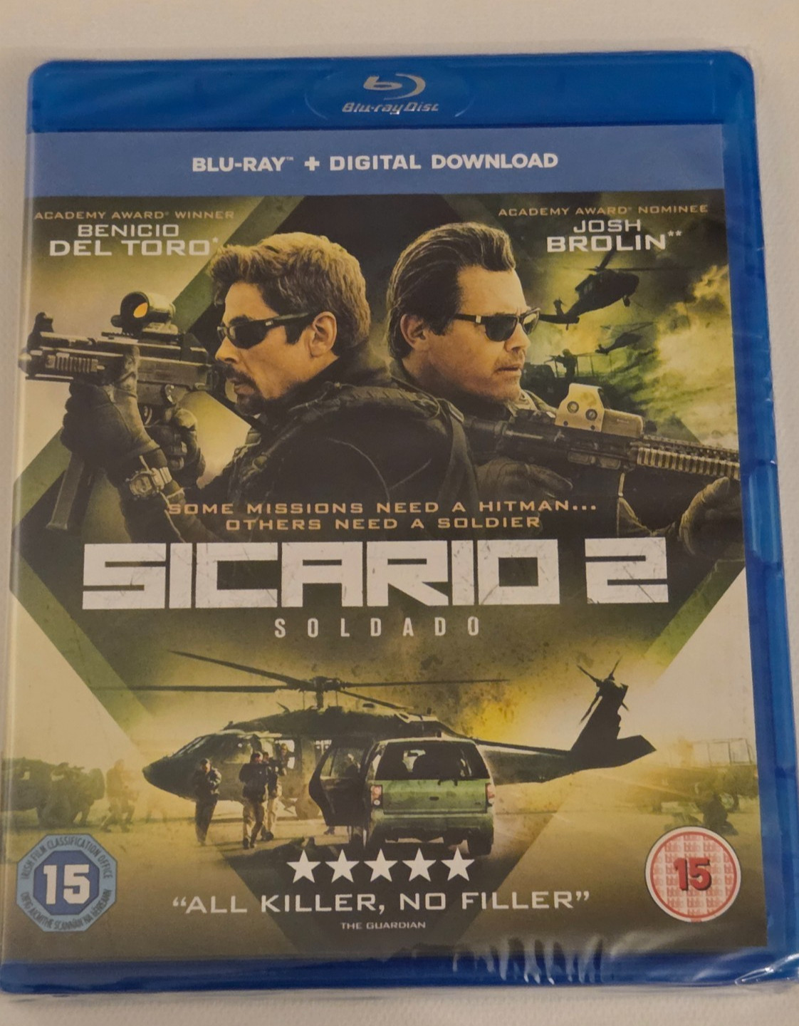 Sicario 2 Soldado Blu-ray DVD Benicio Del Toro, Josh Brolin
