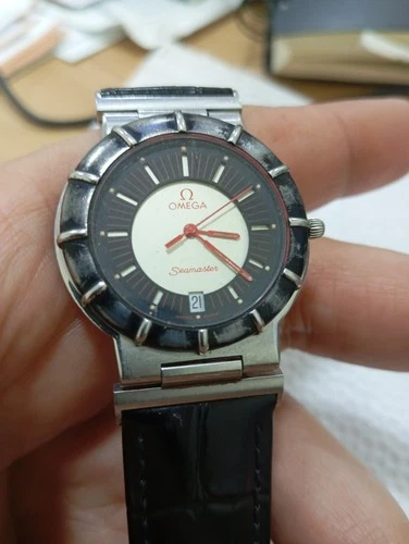 Omega Seamaster Dynamic II "Spider" Date Tuxedo Dial Swiss Mens Watch