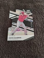 2020 Panini Elite Extra Edition David Calabrese Die-Cut Card #82 071/999