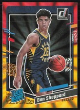Ben Sheppard 2023-24 Donruss Red and Gold Laser Holo #246 RC Indiana Pacers