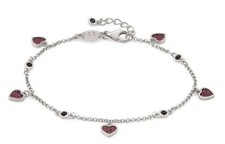 SALDI Bracciale NOMINATION Sweetrock in argento - 148002/001 Silver Cuori