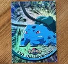#01 Bulbasaur, LP Holo, 1999 Pokemon Topps, Blue Logo, Vintage Pokémon Card