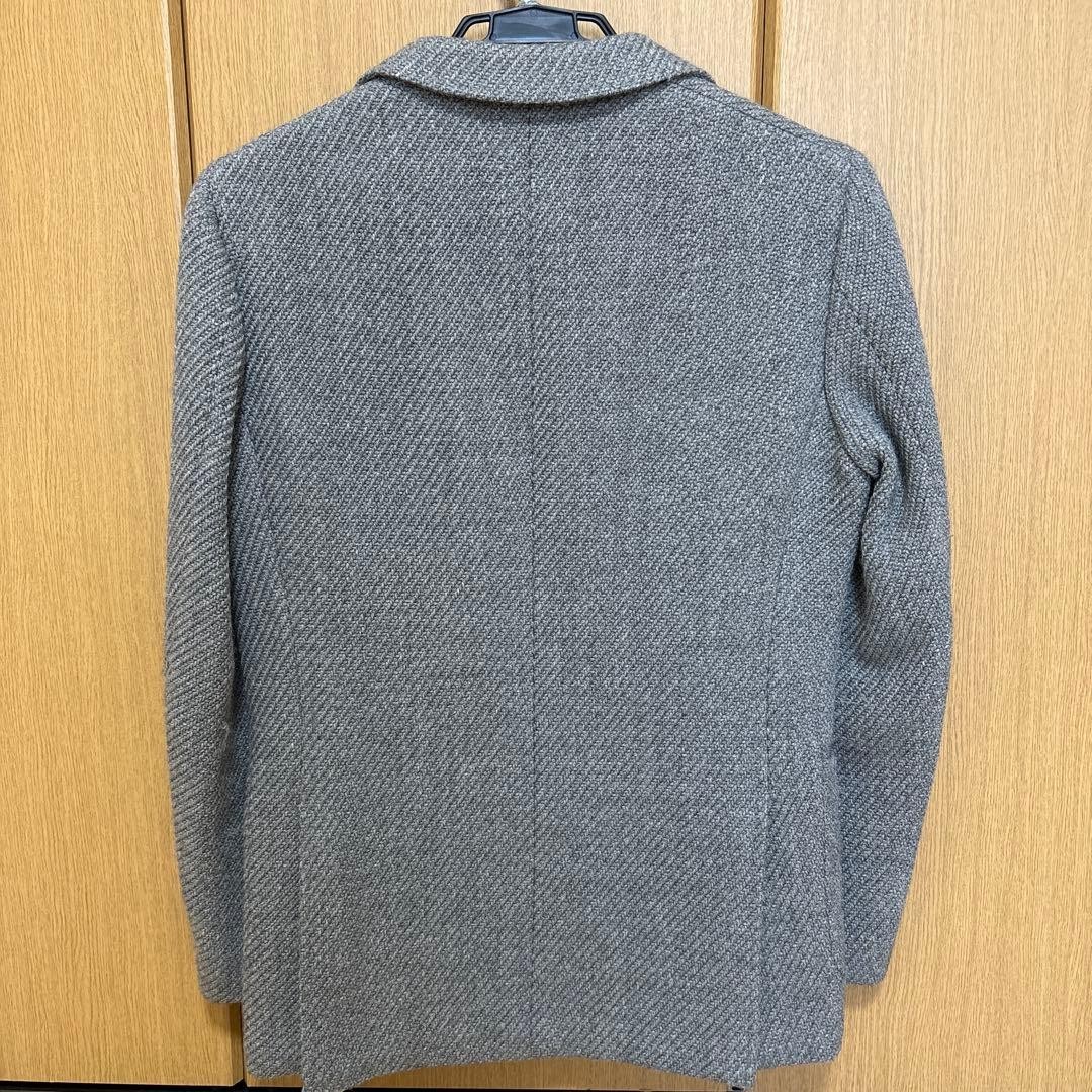 RING JACKET Gray Tailored 2-Button Blazer Jacket … - image 8