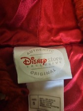 Disney Store Red Cape Girls Size Small Satin Lining Faux Gemstones