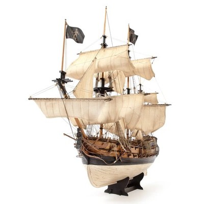 Piraten Seelboot Royal Fortune Kit Aus Holz Und Metall Zum Bauen 1:65
