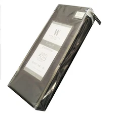 brand new Wamsutta Dream Zone 525 TC Cotton Sateen QUEEN Flat Sheet - CHARCOAL