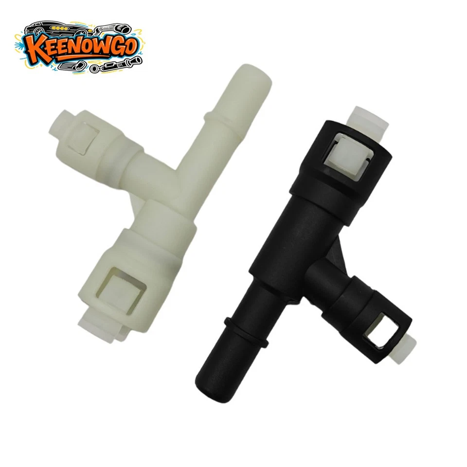 Camiseta conector manguera entrada calentador 2 piezas para Chevy Tahoe GMC Yukon Cadillac 2000-14 Foto 3 de 4