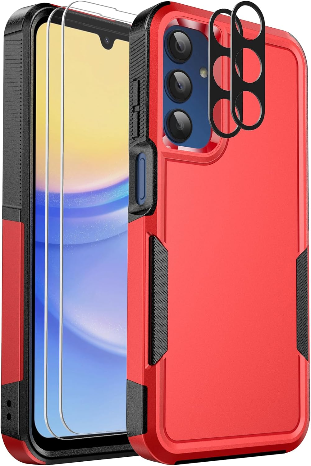 for Samsung Galaxy A15 5G Phone Case, [15 FT Military Grade Drop Protection] [Gl