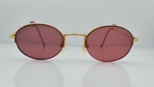 Vintage Espirit Gold Oval Half Rim Sunglasses FRAMES ONLY