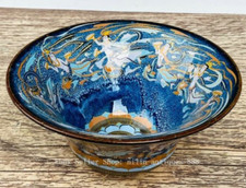 8" Old China Song Dynasty Jian Kiln Porcelain Fiy beauty woman Belle Bowl Bowls