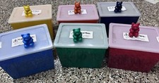 Vintage Media Materials Counting Bears Set 300 Count 6 Colors Never Used Math