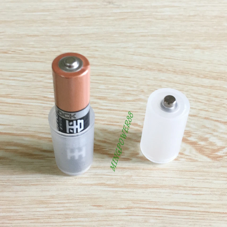 AA R6 14500/AAA LR03 10440 a D/C/AA Batería Convertidor Adaptador Soporte Espaciador - Imagen 3 de 4