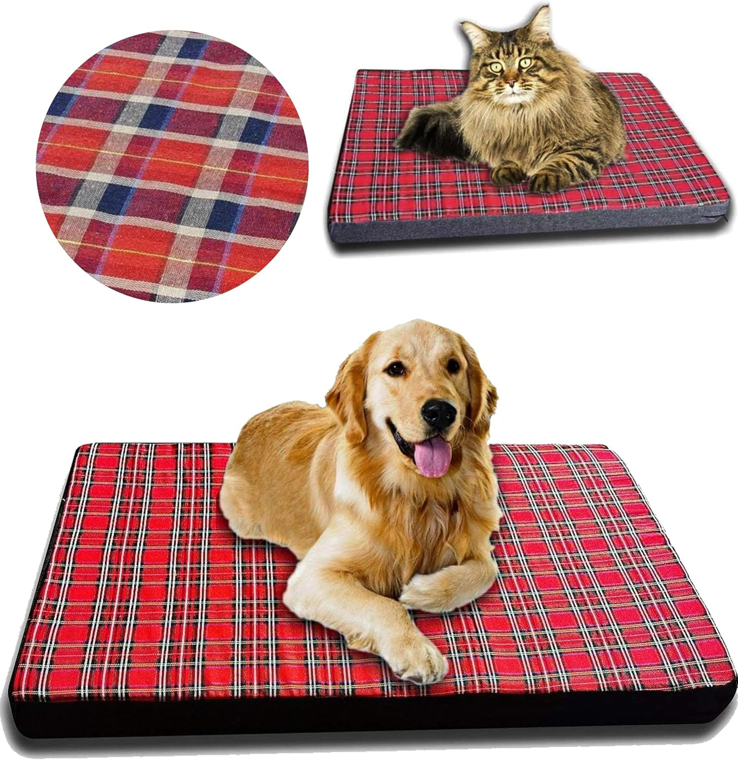 Letto Cane Gatto Memory Foam Minimal | Materasso Design Sfoderabile